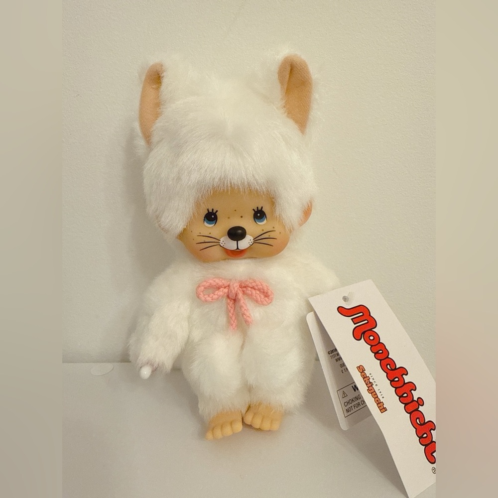 Sekiguchi Monchhichi Cat plush doll